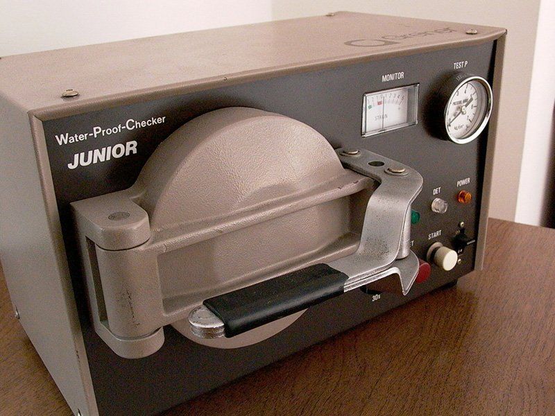 strumento per controllo impermeabilità orologi