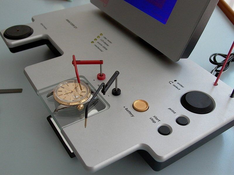 strumento per controllo vetro orologio