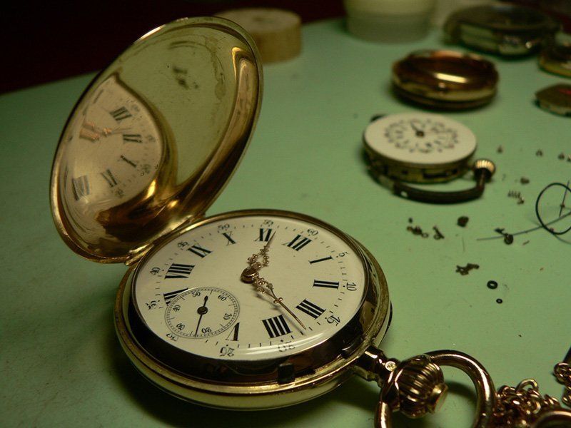 orologio da taschino aperto