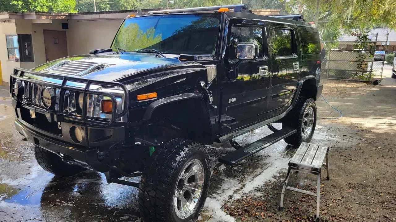 A washed black truck | Your Mechanic 813