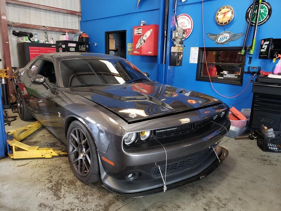Grey vehicle at our repair shop | Your Mechanic 813