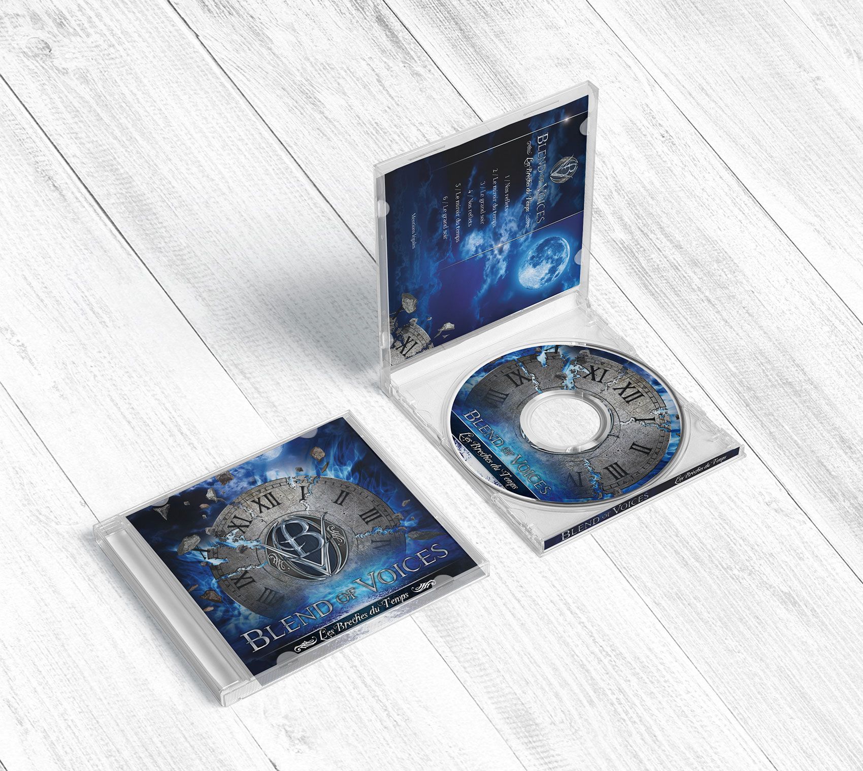 jaquette du cd du groupe blend of voices