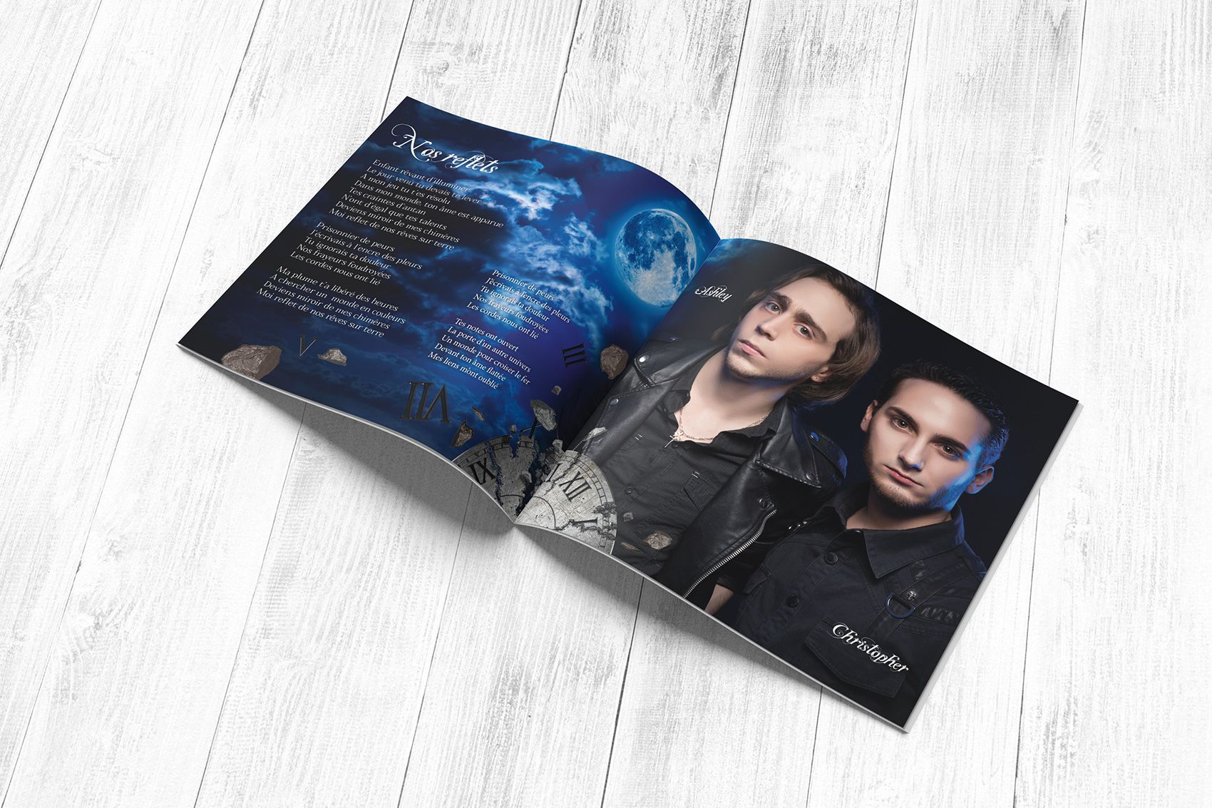 Pages intérieures livret CD Blend of voices