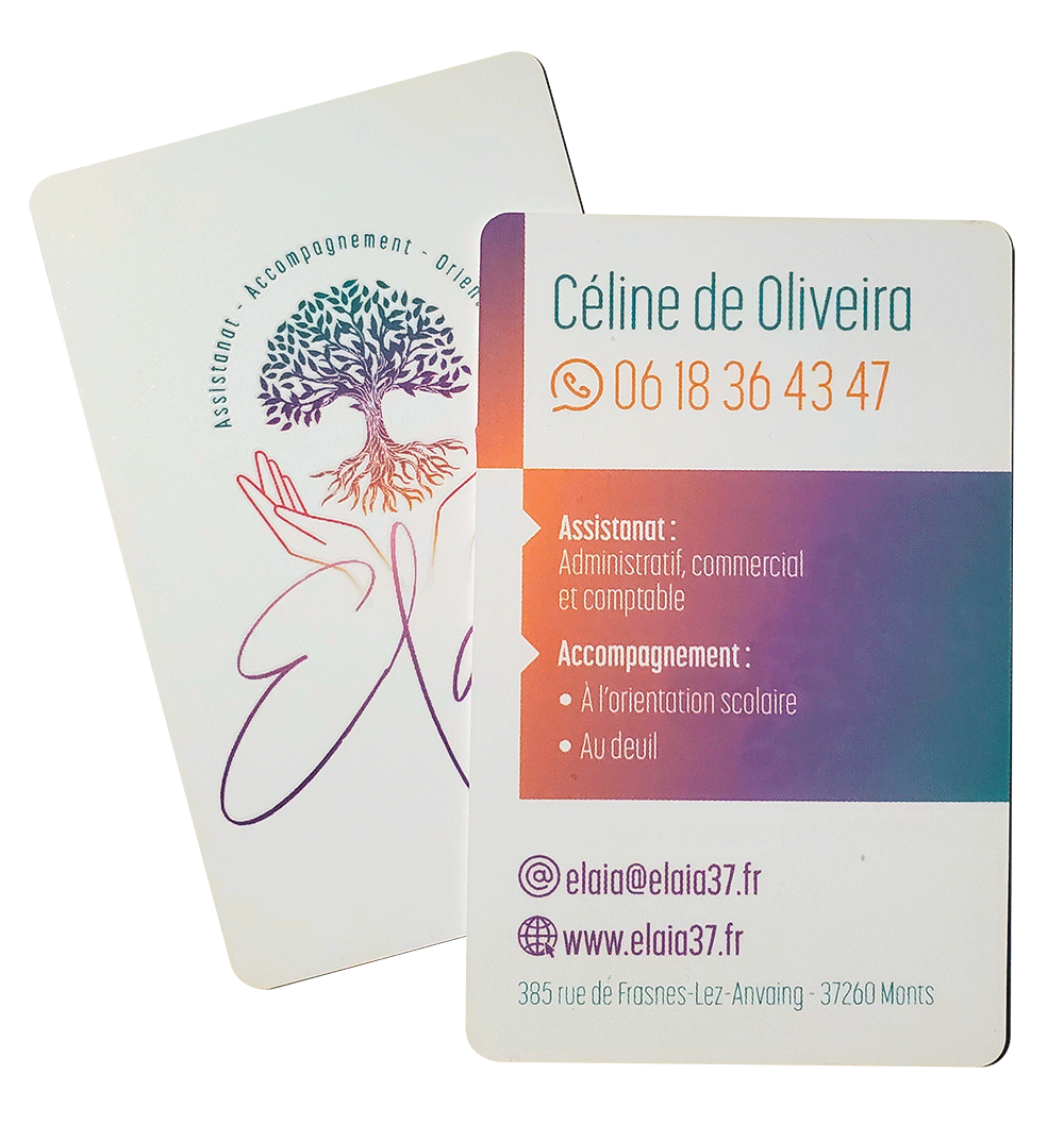 Carte de visite Elaia Carte de visite Elaia