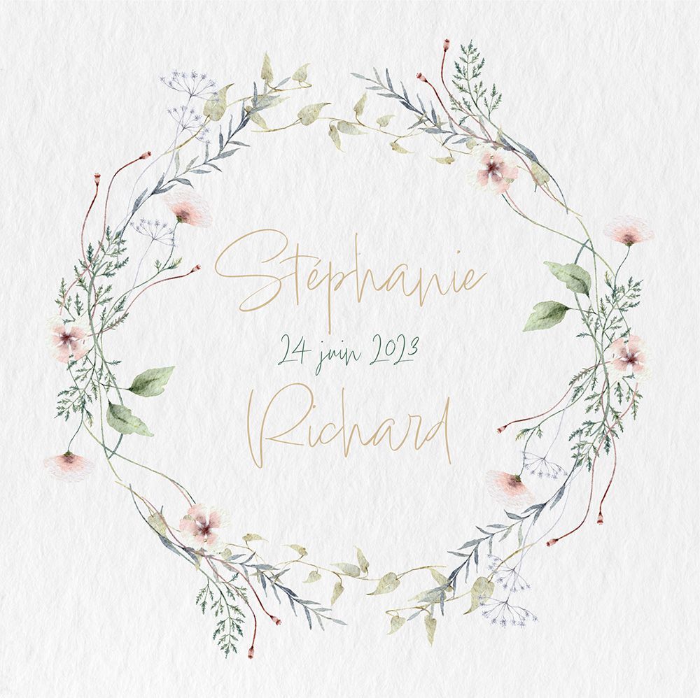 Couverture faire-part studio coméléon