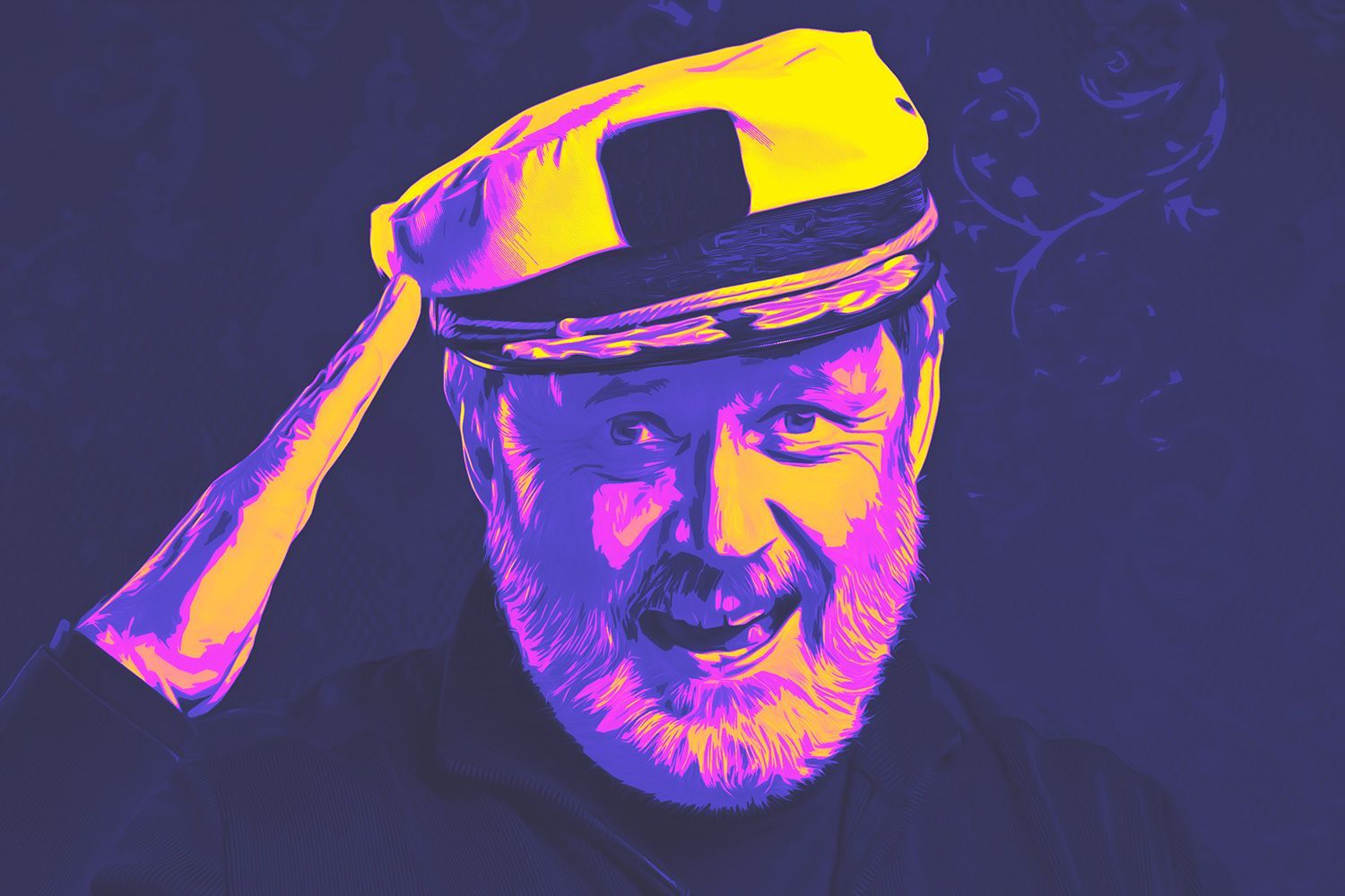 Effet Pop art sur portrait marin