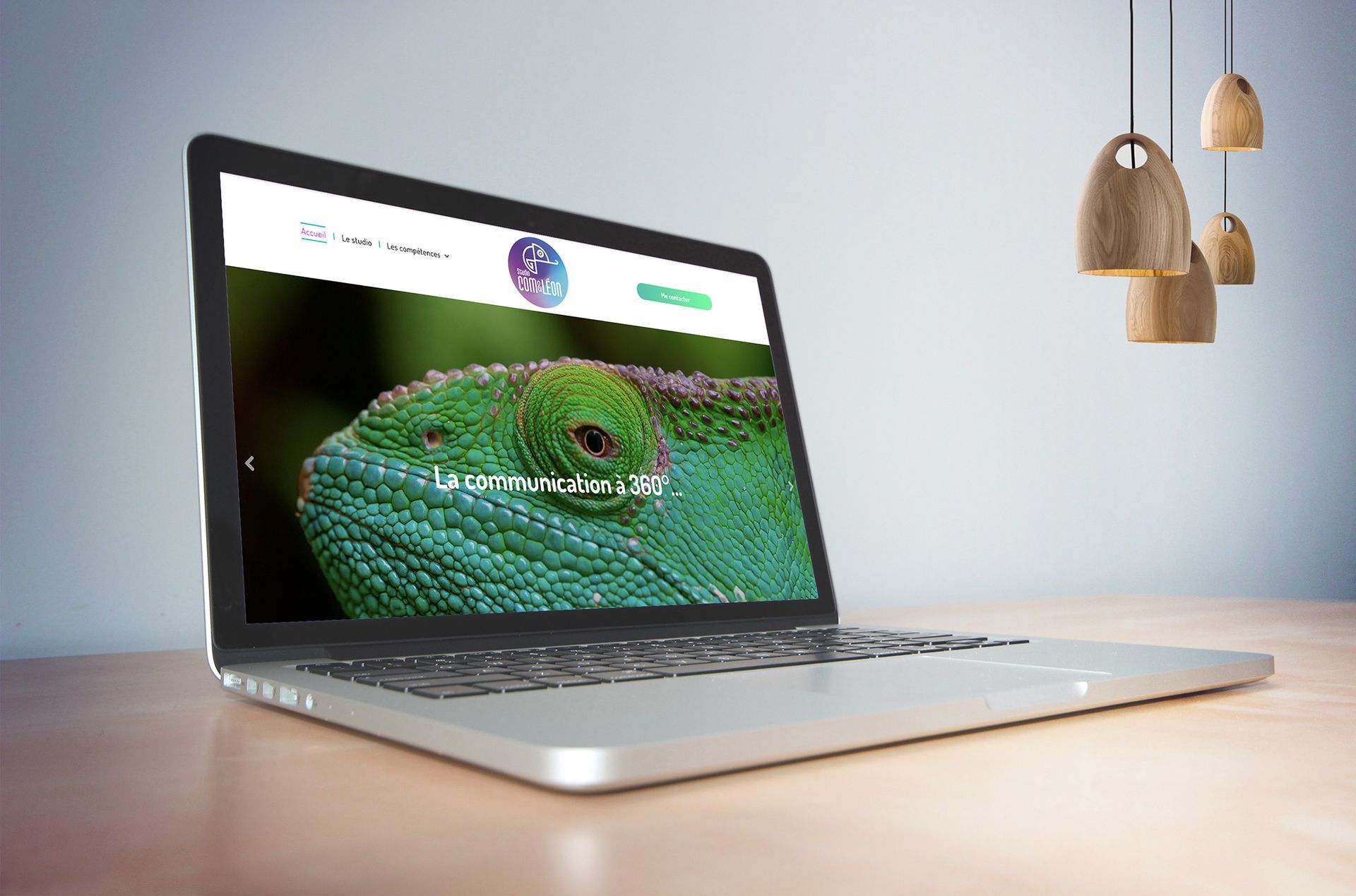 visuel page site web site Studio com&leon