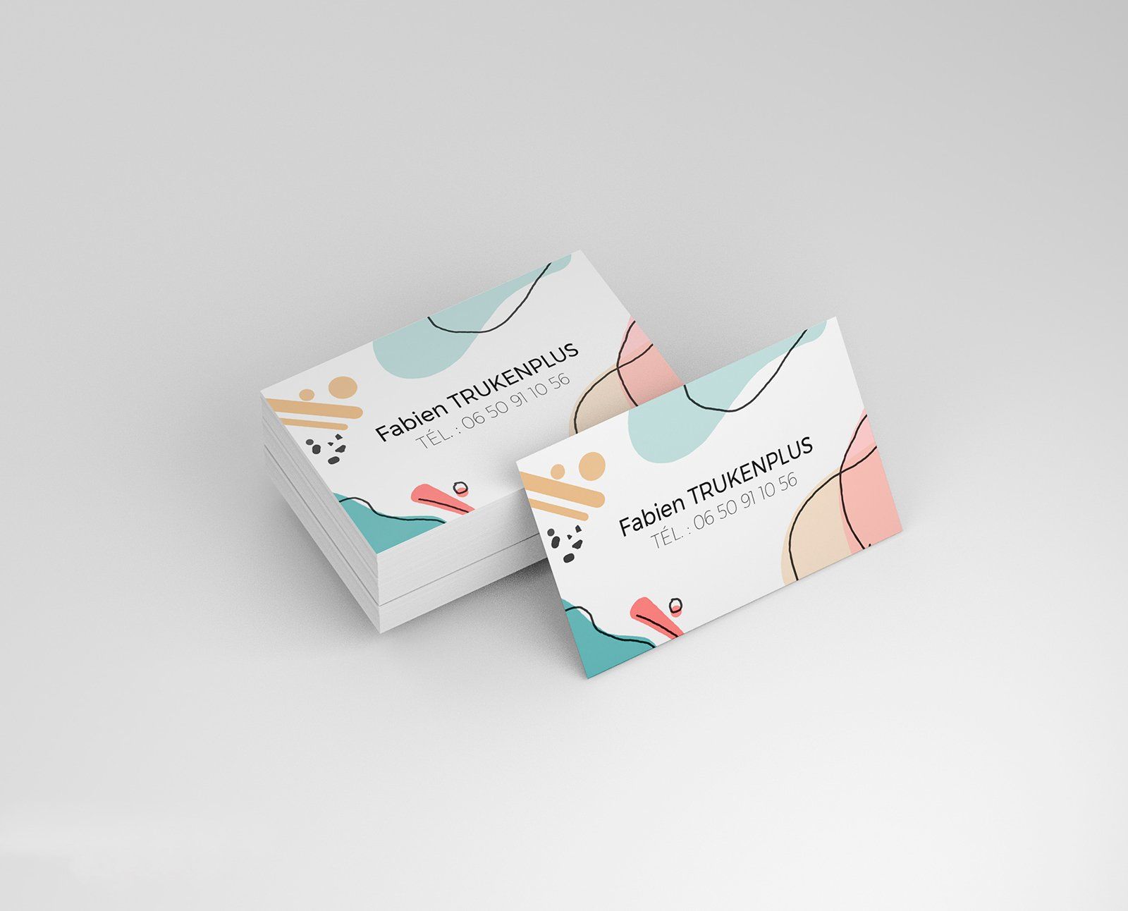 visuel page carte de visite site Studio com&leon