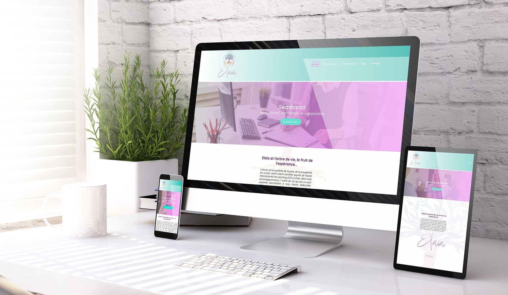 Devices site web Elaia