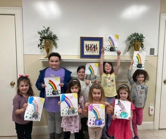 children at Foster Memorial Church