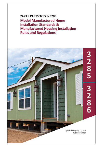 A model manufactured home installation standards and manufactured housing installation rules and regulations