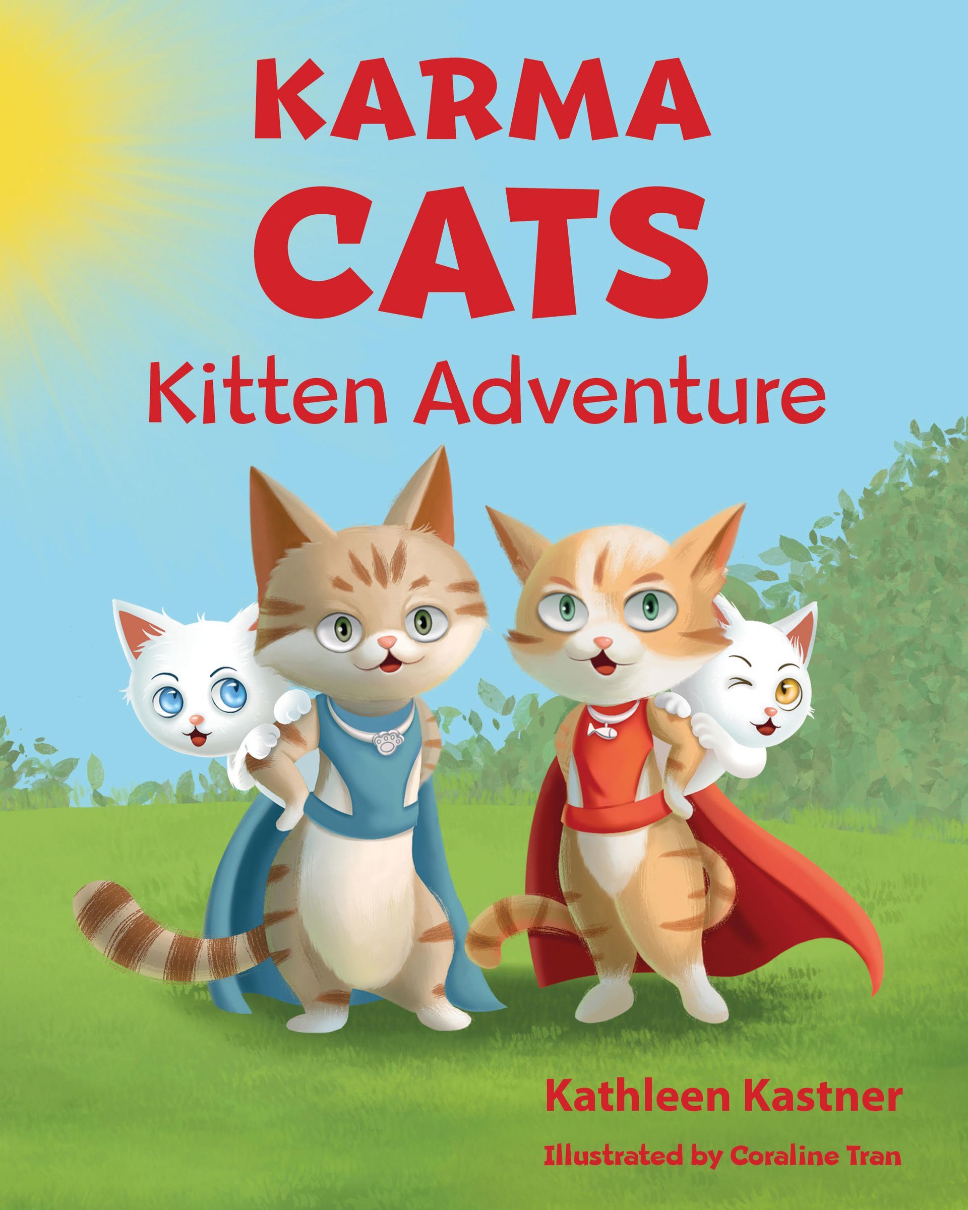 A book called karma cats kitten adventure by kathleen kastner