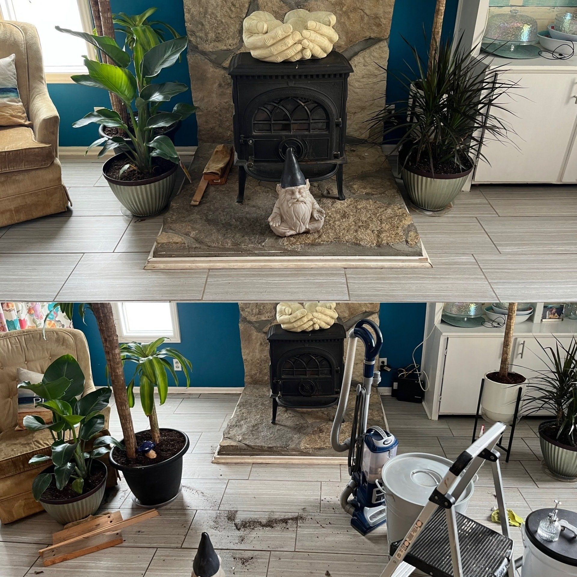 Client Tiles Cleaned — Kansas City, MO — Cleaning Maids In and Out, Kansas City, MO — Cleaning Maids In and Out, deep cleaning, top to bottom, housekeeping, maid service, cleaning, clean, cleaners, cleaning company, laundry service, window washing, carpet cleaning, carpet shampooing,