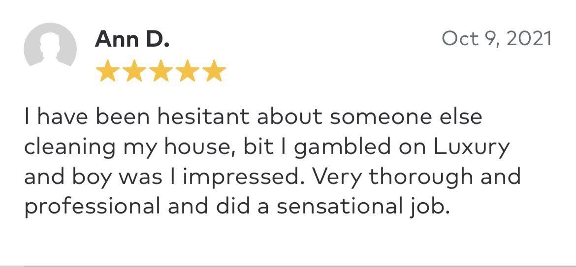 Kansas City, MO — Cleaning Maids In and Out, deep cleaning, top to bottom, housekeeping, maid service, cleaning, clean, cleaners, cleaning company, laundry service, window washing, carpet cleaning, carpet shampooing,Ann D. Testimonial — Kansas City, MO — Cleaning Maids In and Out