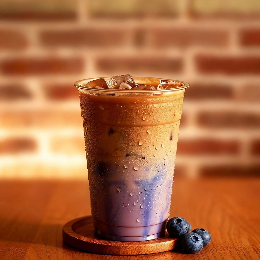 Blueberry Captain Crunch Latte