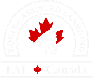 A logo for equine assisted learning eal canada