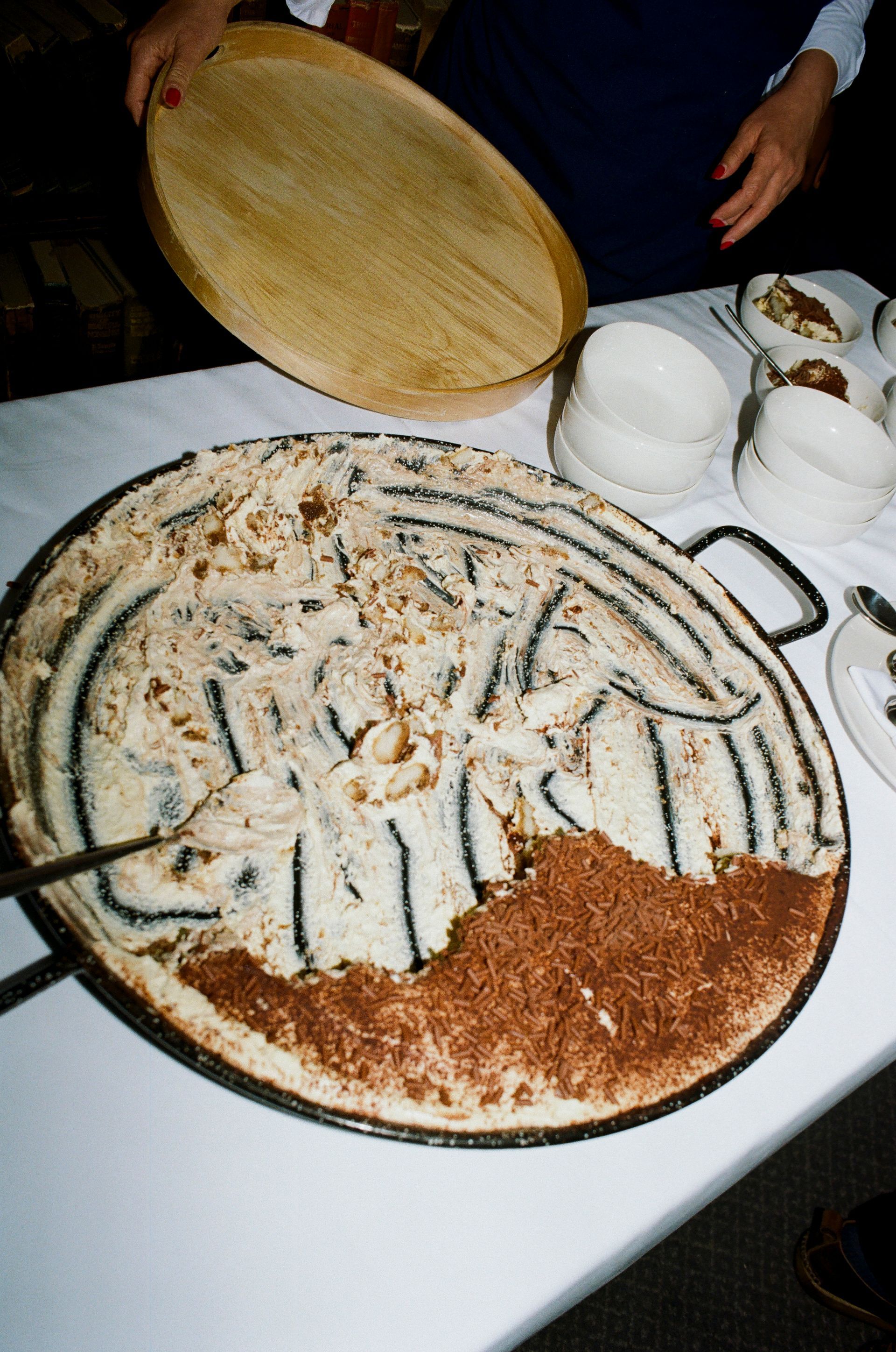 Tiramisu sharing dish