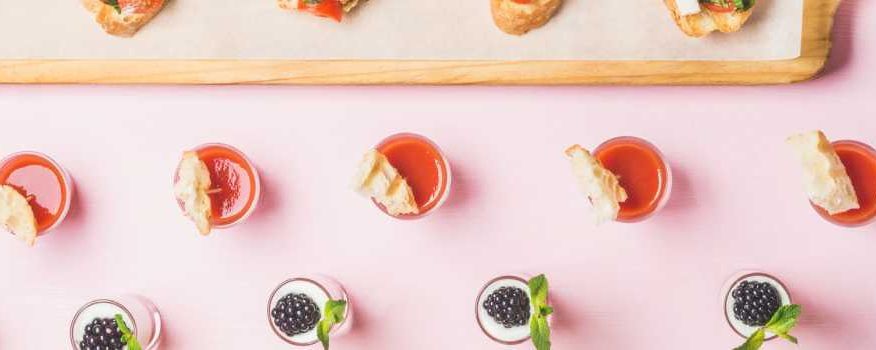 Be Inspired By Christmas Canapes for Your Winter Wedding