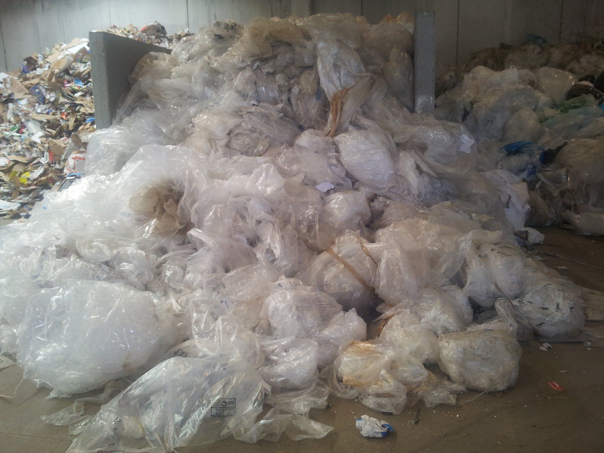 plastica per riciclo