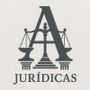 Un logotipo para un bufete de abogados con una letra a y una balanza de la justicia.