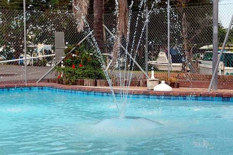 Pool With Water Spurt - Aquatic Centre Croudace Bay NSW