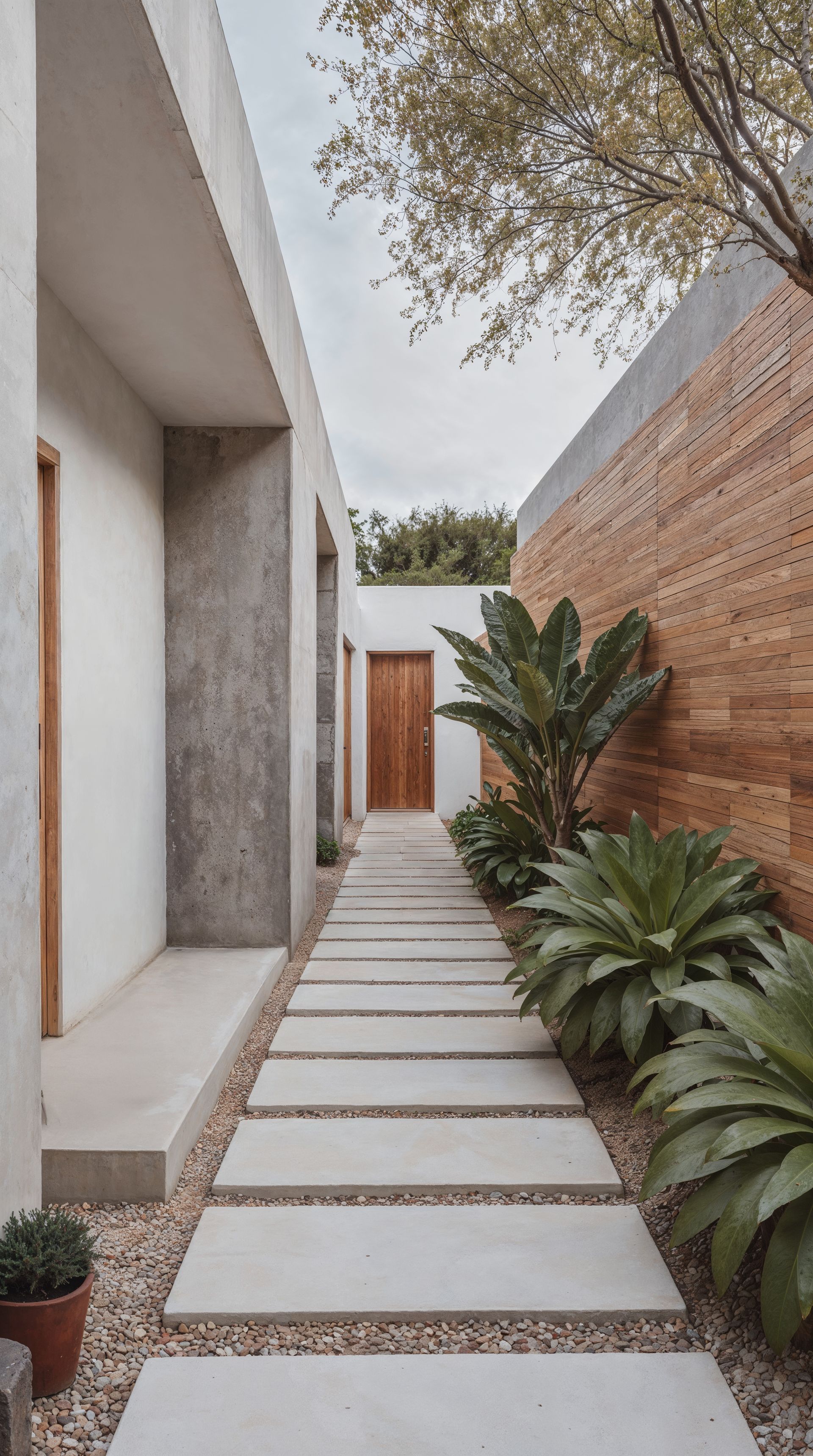 A Brick Walkway is Being Built in a Backyard — Brendan's Landscaping and Fencing In Bundaberg, QLD