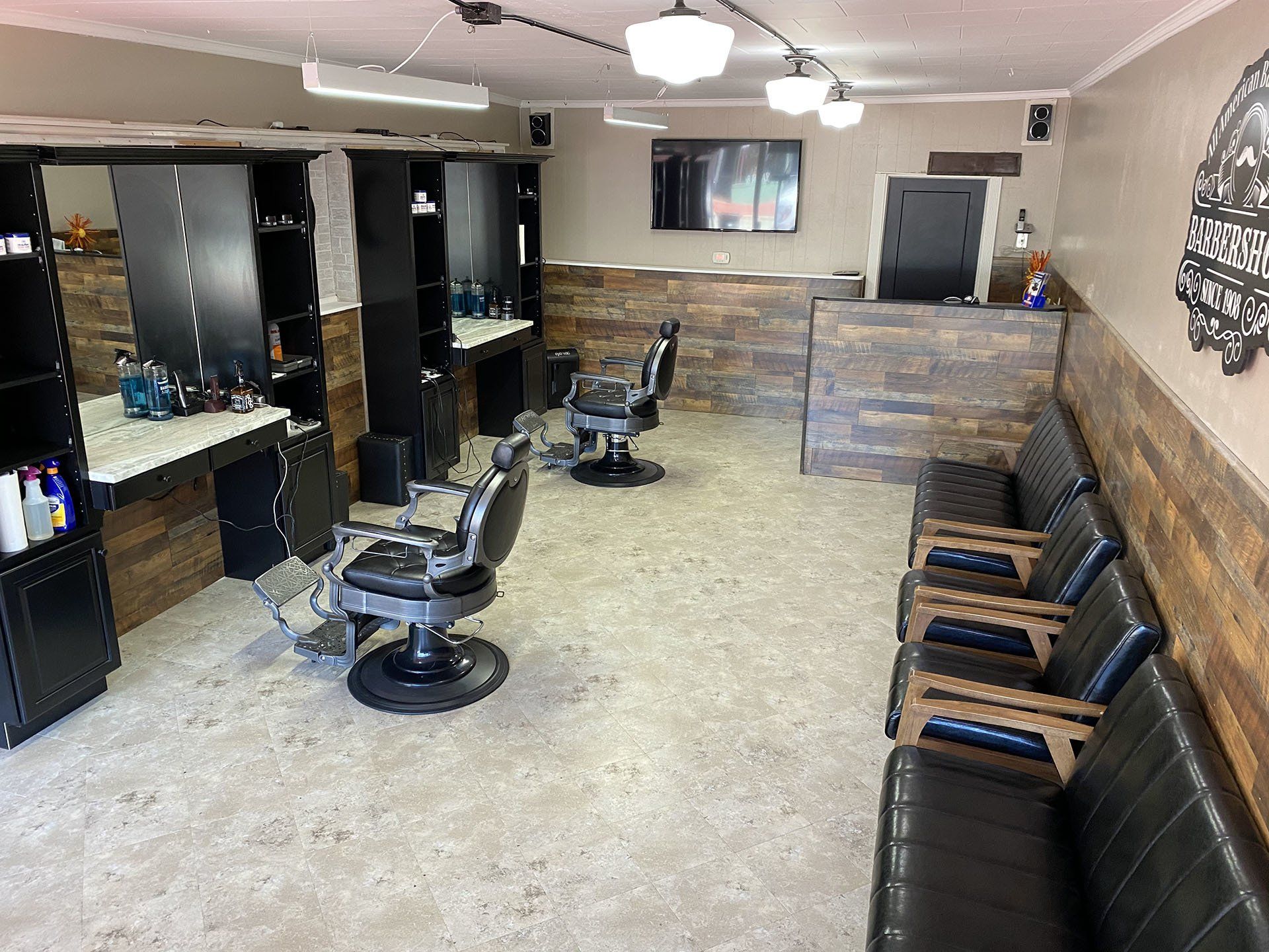 Two Barber Chairs — Derry, NH — All American Barber Shop