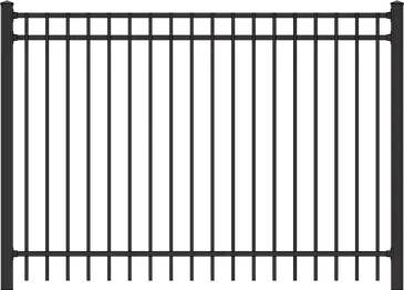 ornamental iron fence