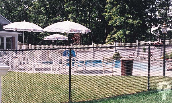 chain link pool fence