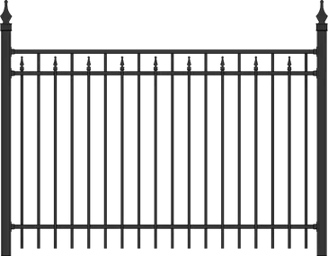 ornamental iron fence