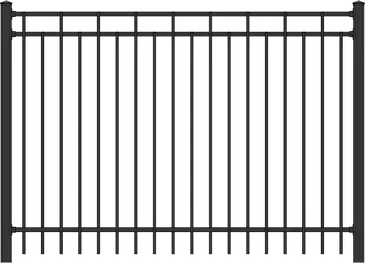 ornamental iron fence