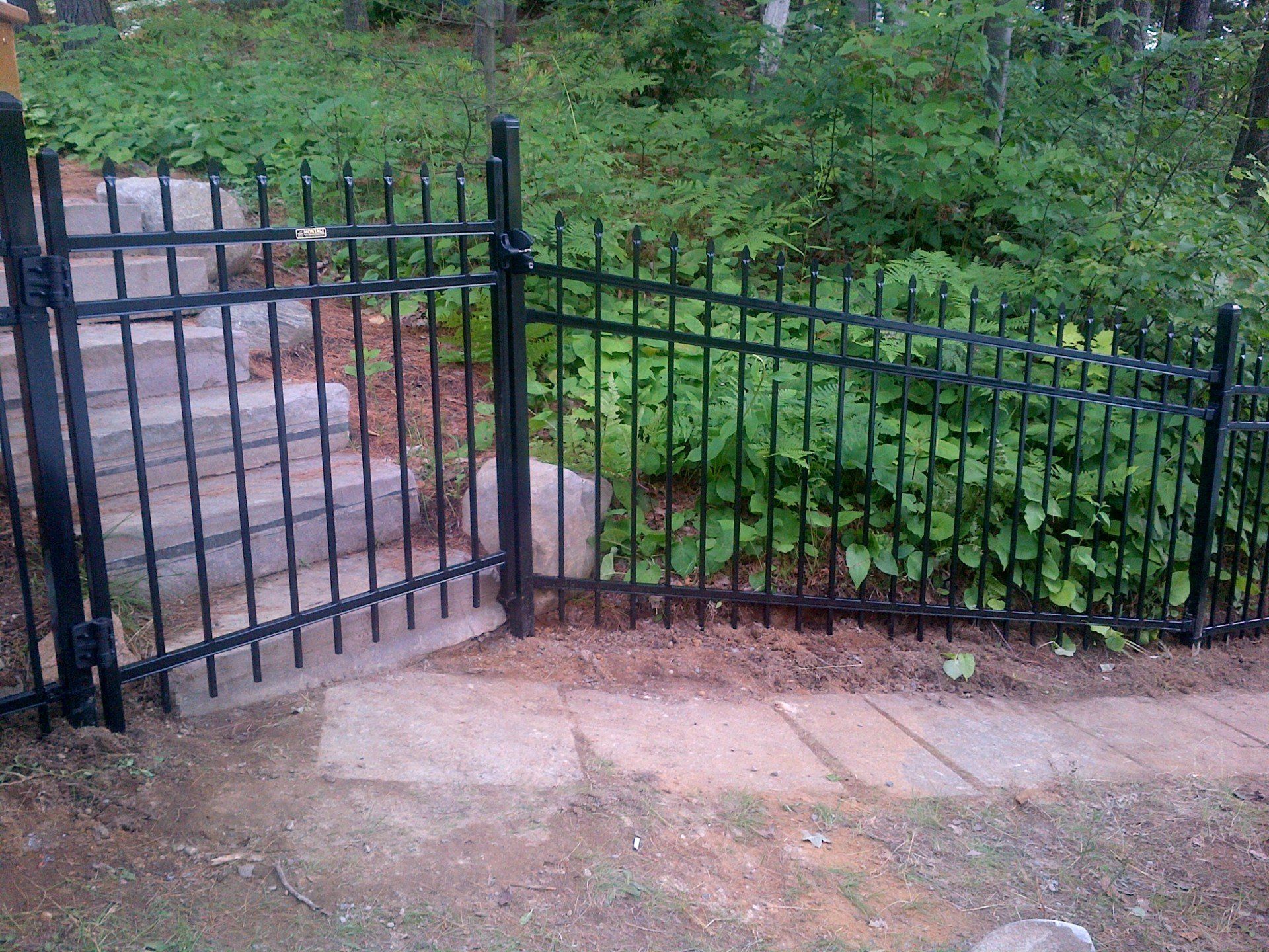 ornamental iron fence
