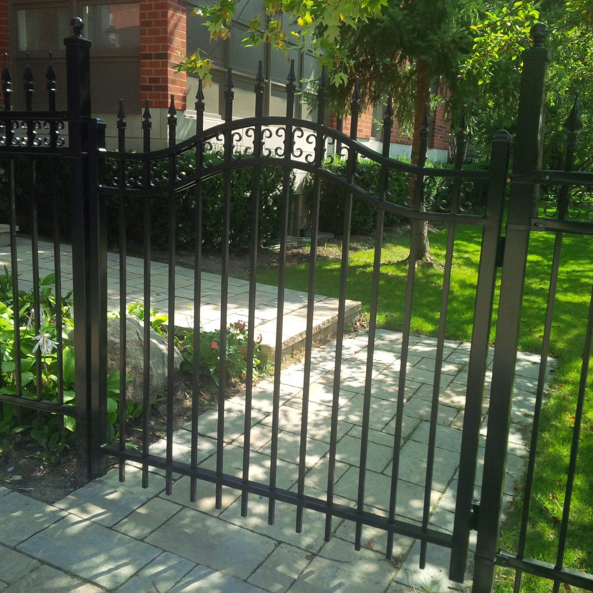 ornamental iron fence