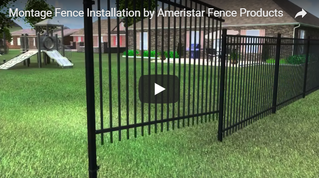 installing a ornamental iron fence