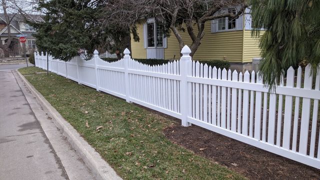 Vinyl Picket Fence Maintenance Free Vinyl Fencing