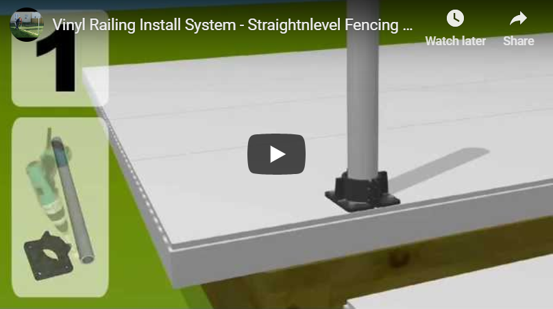 installing a deck railing