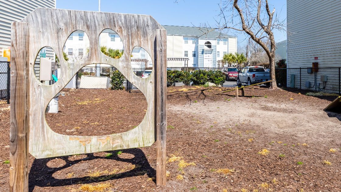 dog park at Wilmington Commons in Wilmington, NC.