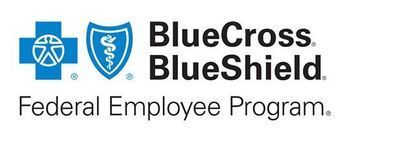 The bluecross blueshield federal employee program logo is shown on a white background.
