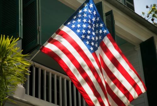 American Flag - Installation in University Place, WA