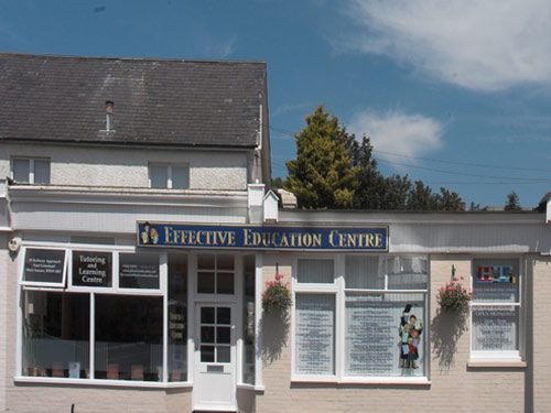 A building with a sign that says effective education centre