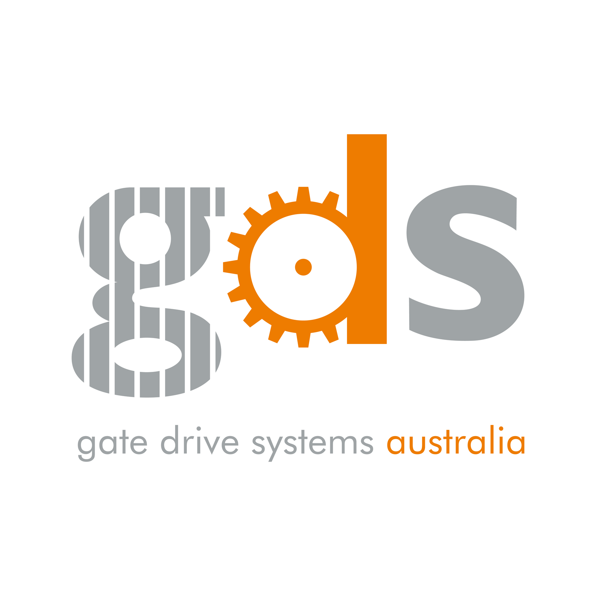 A logo for a company called gate drive systems australia