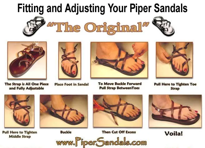The Original with one adjustable strap - Piper Sandals Made in the USA