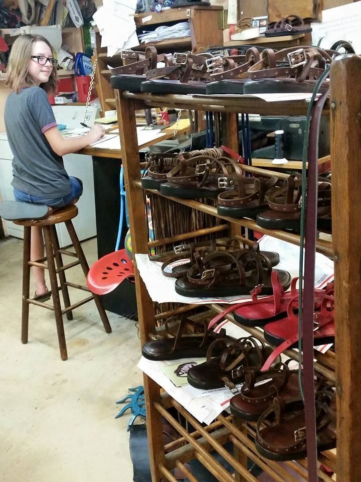 Penelope at the desk