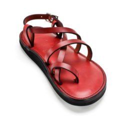 red Original Piper Sandal - handmade leather sandals