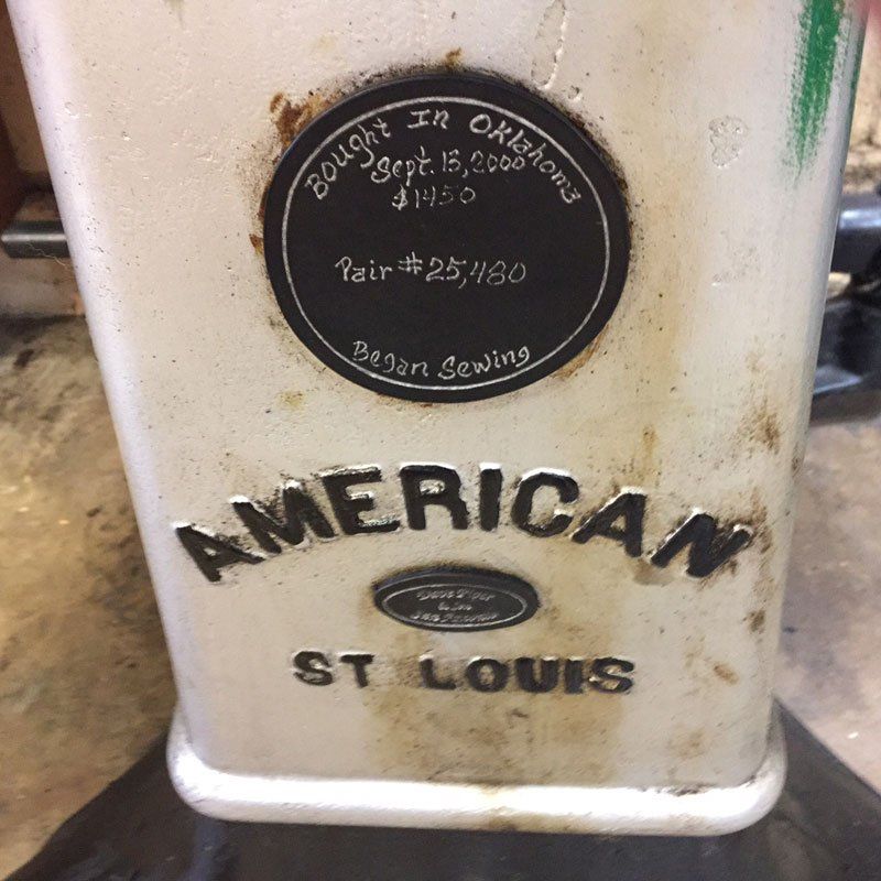 sewing since pair # 25480