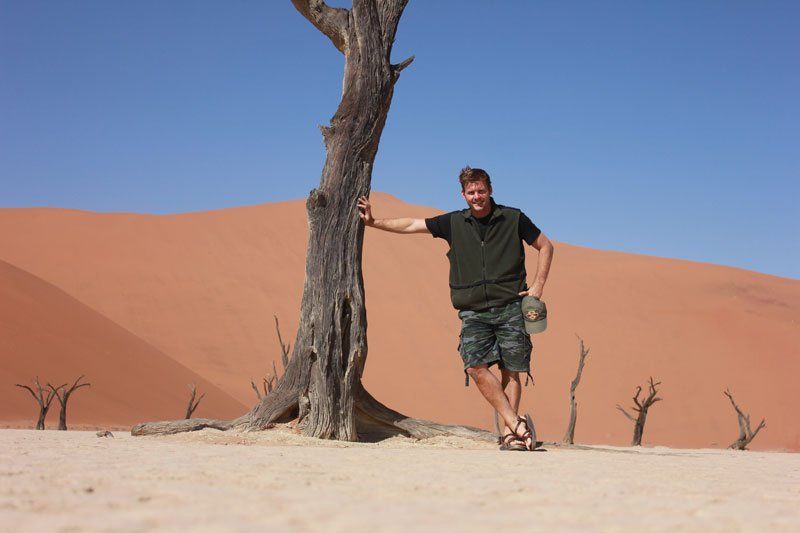 handmade leather sandals in Namibia