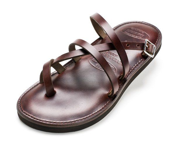 slip on handmade leather sandals