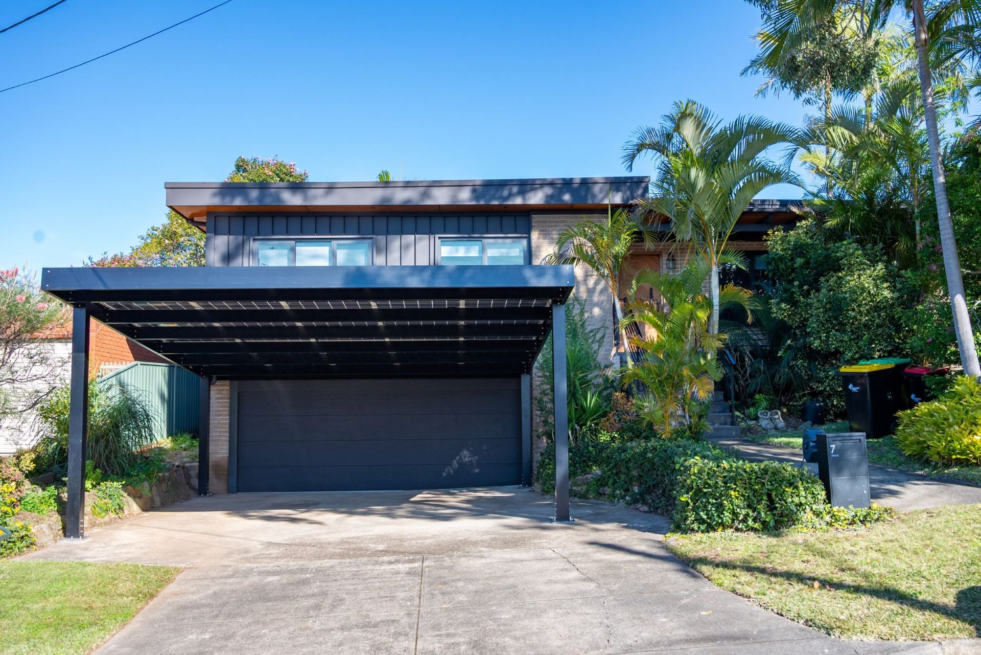 House with Carport — Mid North Coast Solar Carports in Yamba, NSW