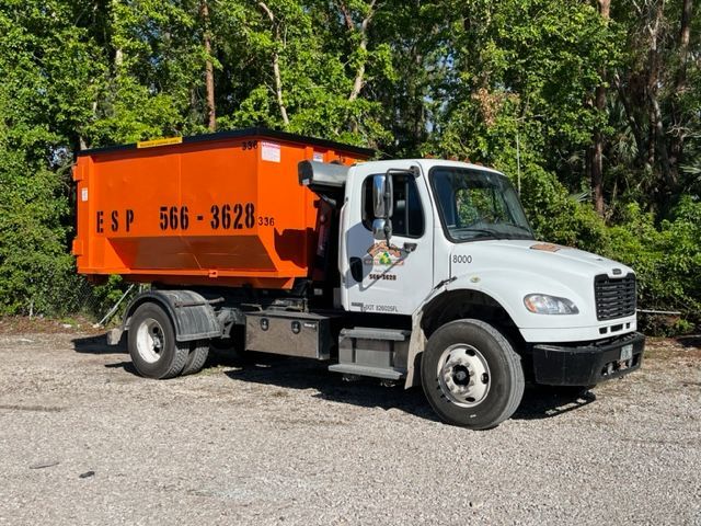 Construction Wastes on a Big Dumpster — Punta Gorda, FL — ESP Waste Disposal Service