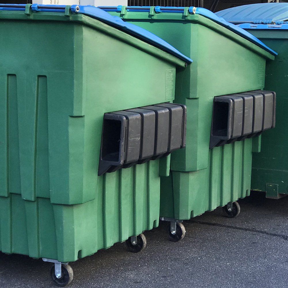 Green Dumpsters — Punta Gorda, FL — ESP Waste Disposal Service
